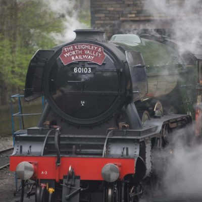 Steaming at Haworth Station Yard