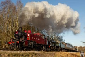 New Year 2019 double heading climbing towards Damens Station.